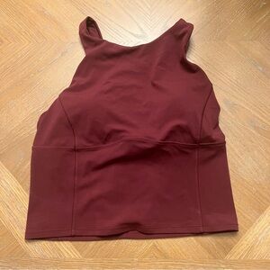 Lululemon Key to Balance Tank - red merlot size 8